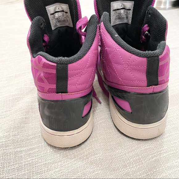 Jordan Youth 1 Flight 3 High Top Sneakers Purple youth Size 6.5 = women's size 8 - Picture 6 of 11